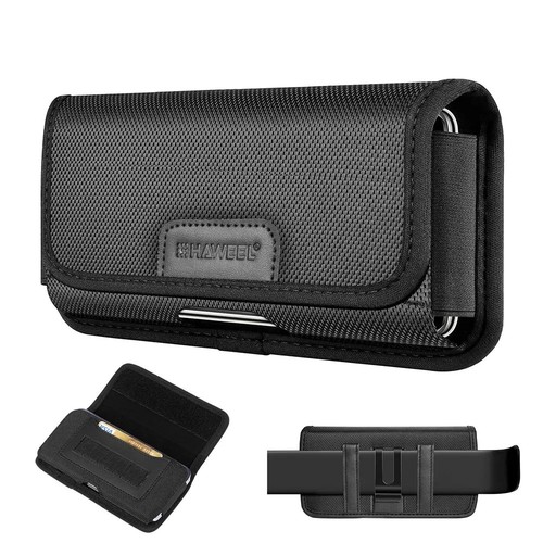 Nylon phone pouch belt - pouch, clip