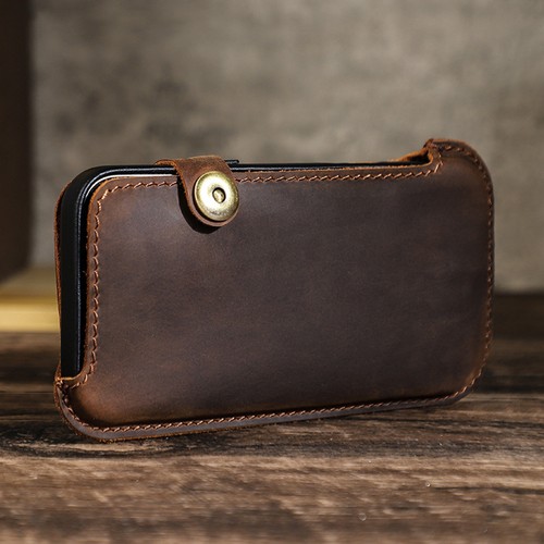Genuine leather waist bag - genuine,