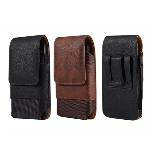 Universal leather waist bag - waist,