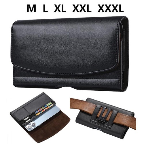 Belt clip leather phone - leather,