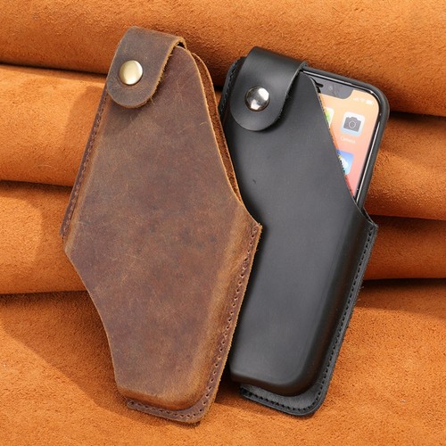 Men leather mobile phone - leather,