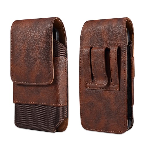 Mens leather waist - leather, phone