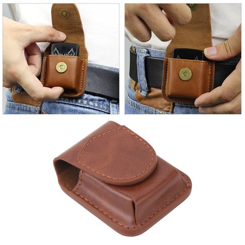 Leather lighter case handmade - leather,