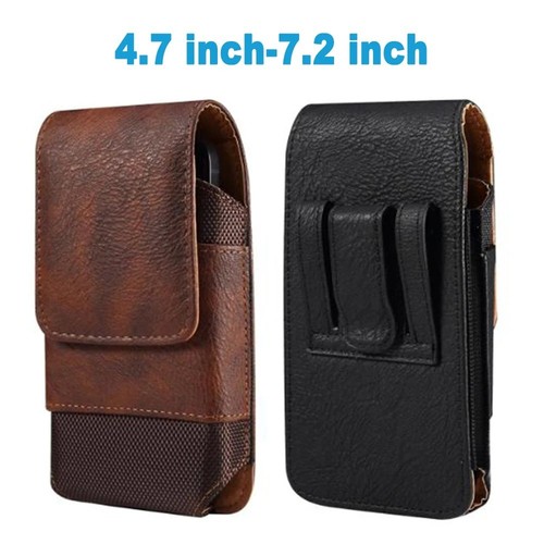 Leather phone holster waist - phone,