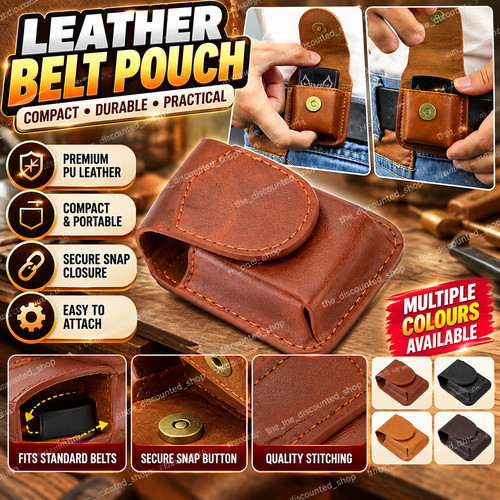 Leather lighter case - leather, handmade